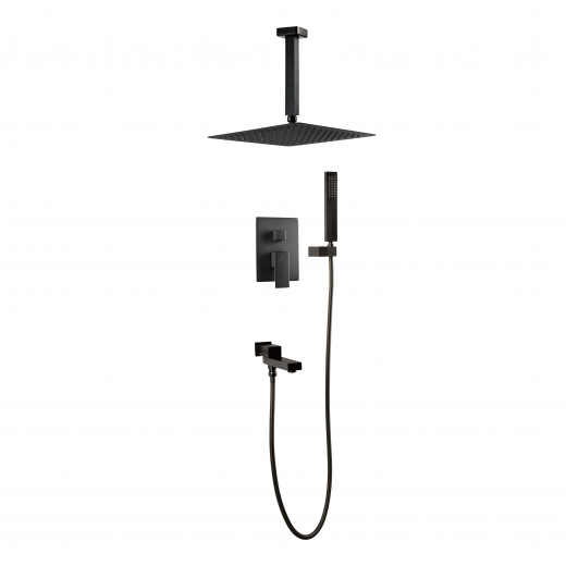 Душевая система скрытого монтажа FILARETE Fing FL1042 (Графит)