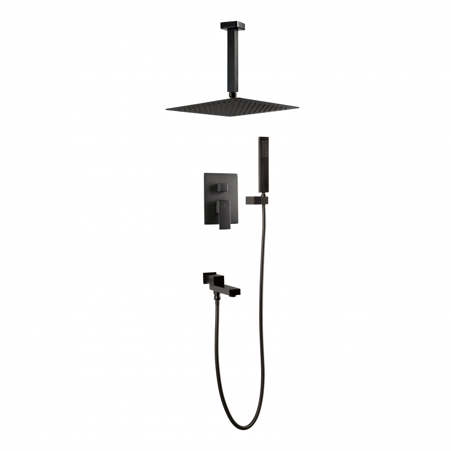 Душевая система скрытого монтажа FILARETE Fing FL1042 (Графит)