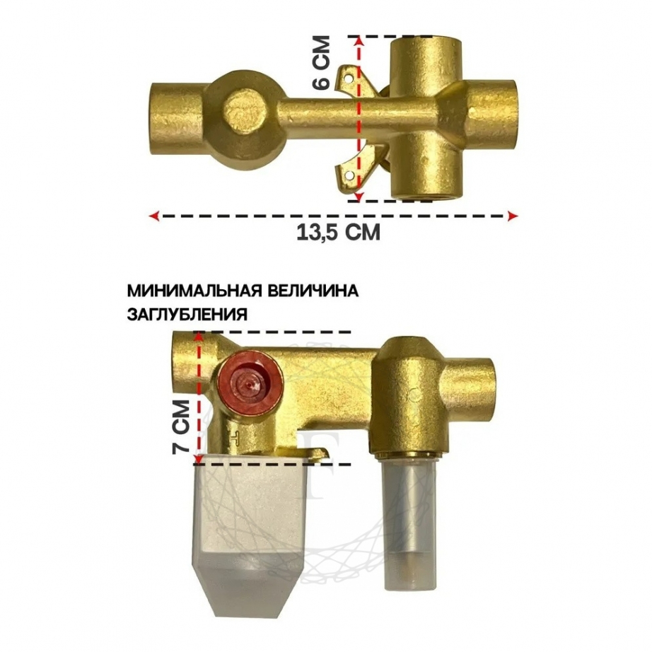 Душевая система скрытого монтажа FILARETE Fing FL1043 (Матовое золото)