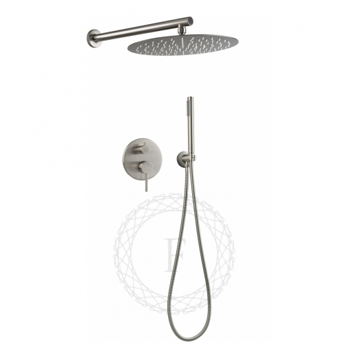 Душевая система скрытого монтажа FILARETE Roun FL1023 (Никель)