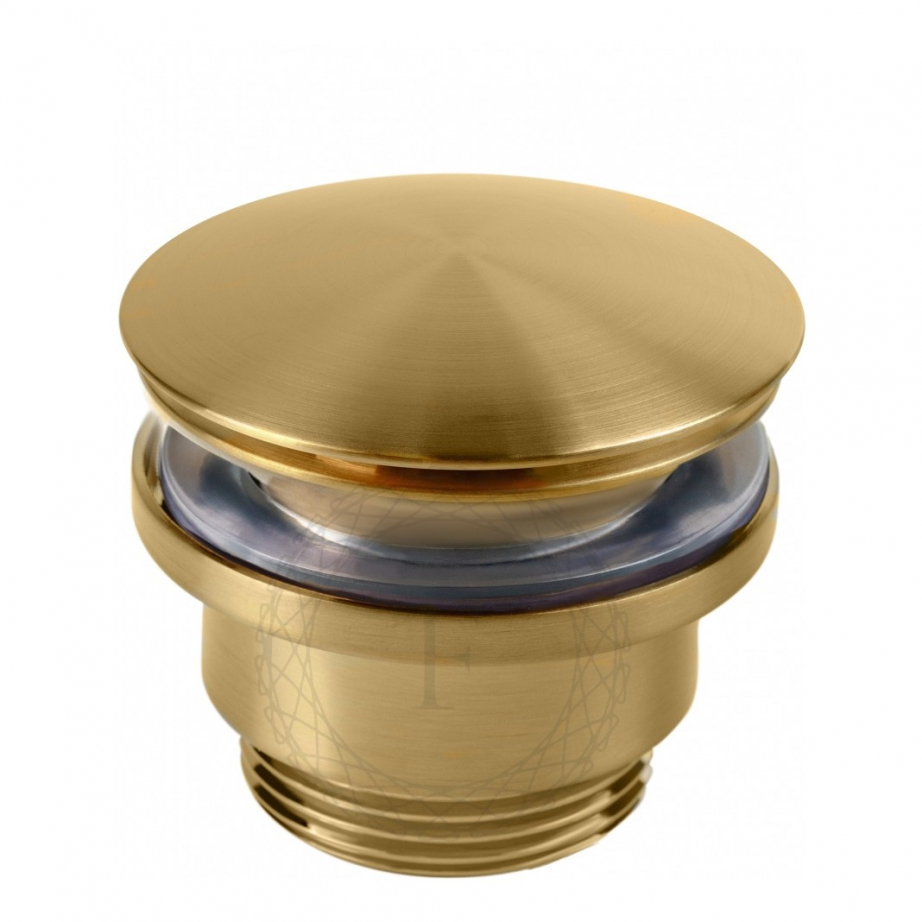 Донный клапан FILARETE FL75 (золотой брашированный)