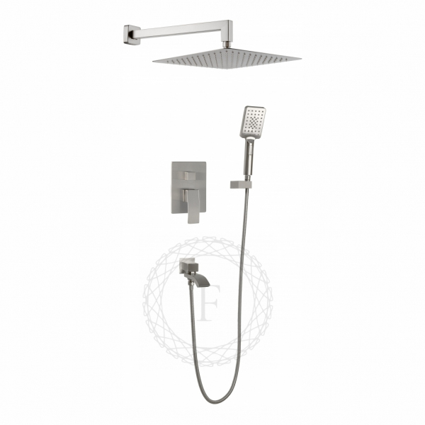 Душевая система скрытого монтажа FILARETE Waterfall FL1010 (Никель)