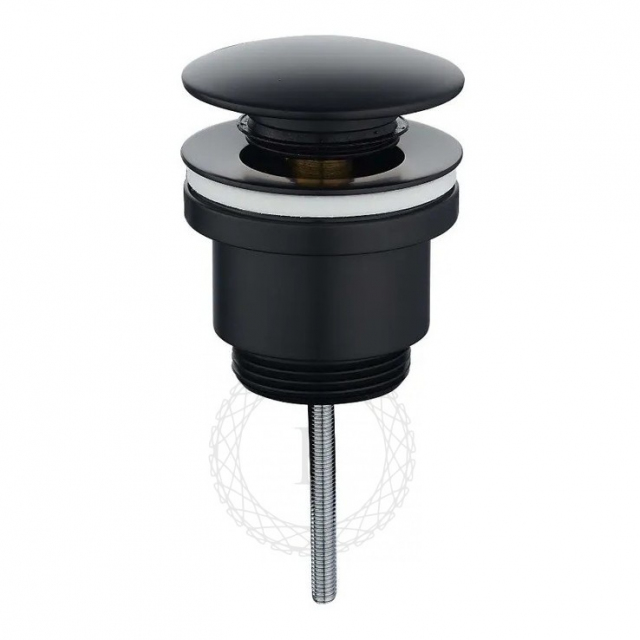 Донный клапан FILARETE FL75 (Черный матовый)