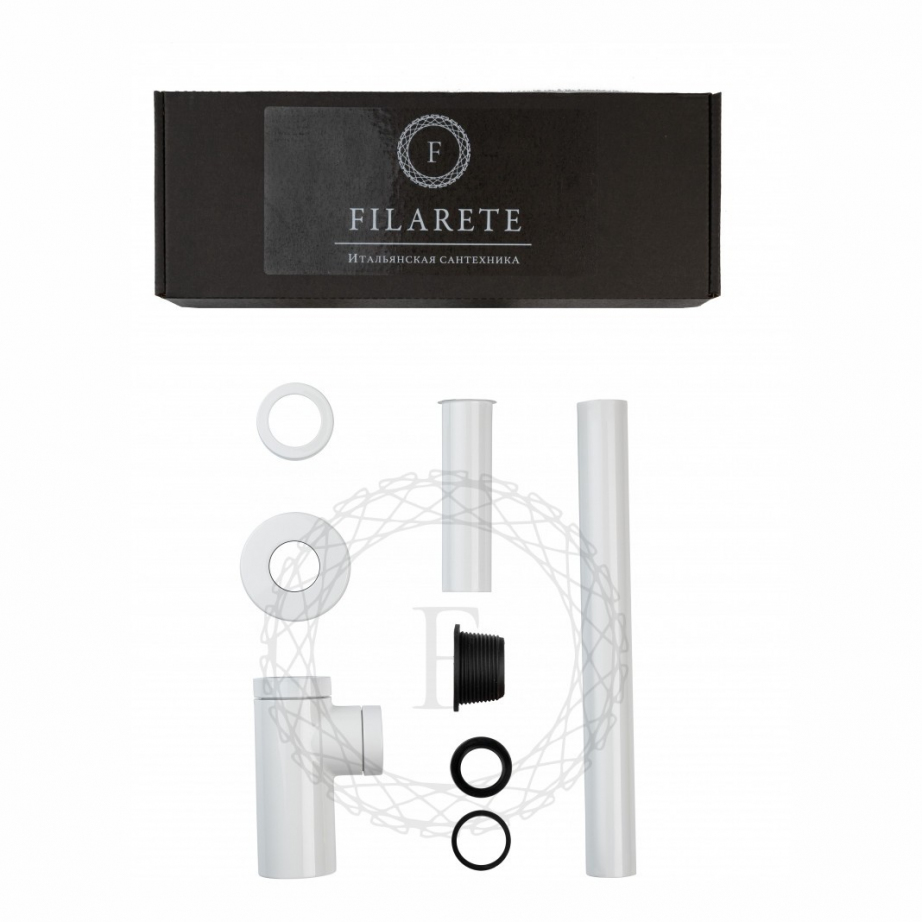 Сифон для раковины FILARETE FL70 (Белый)