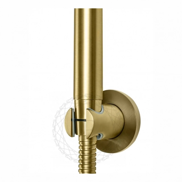 Смеситель для ванны с душем FILARETE Roun FL2120 (Матовое золото)