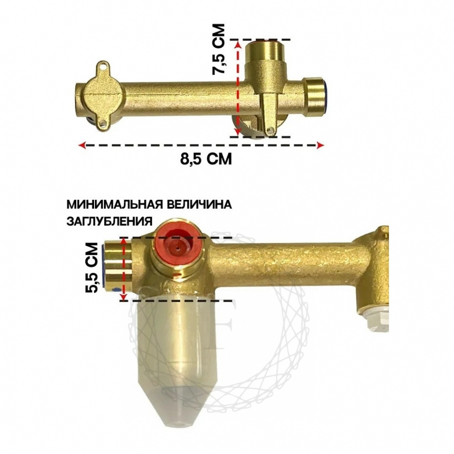 Cмеситель для раковины FILARETE Fing FL4040 (Графит)