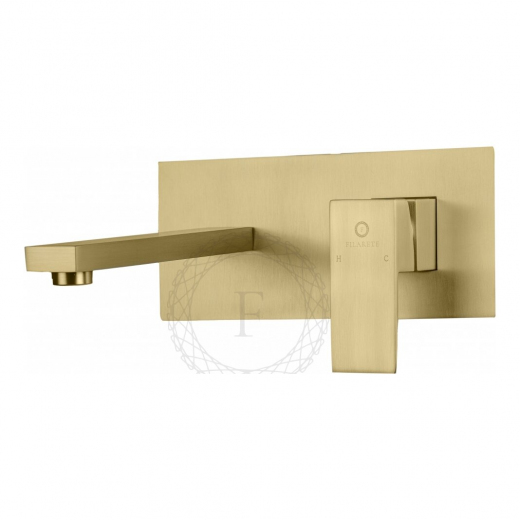 Cмеситель для раковины FILARETE Fing FL4040 (Матовое золото)
