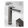 Cмеситель для раковины FILARETE Fing FL6040 (Графит)