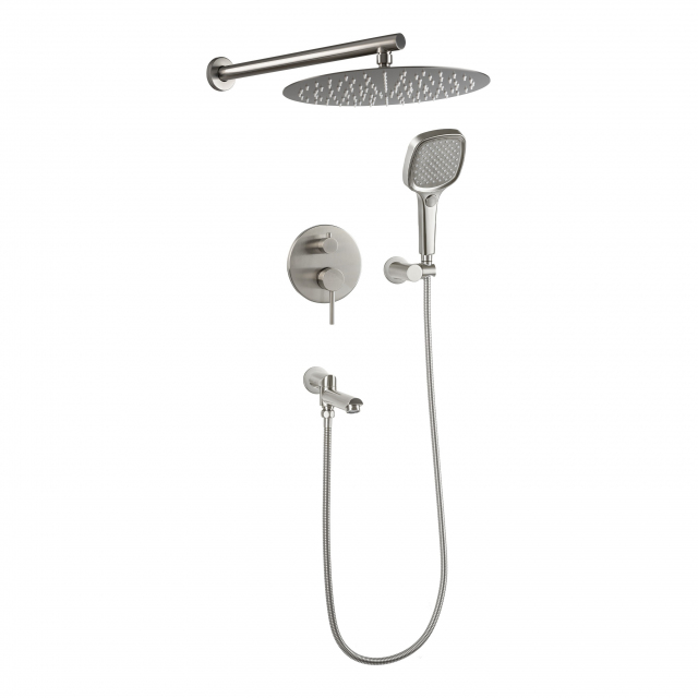 Душевая система скрытого монтажа FILARETE Roun FL1026 (Никель)