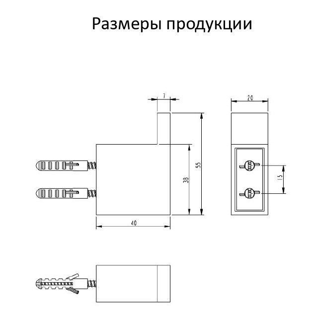 Крючок одинарный Grocenberg AC0017 (Золото глянец)
