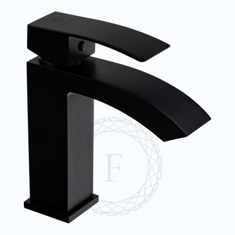 Cмеситель для раковины FILARETE Waterfall FL5010 (Черный матовый)