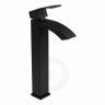 Cмеситель для раковины FILARETE Waterfall FL6010 (Черный матовый)